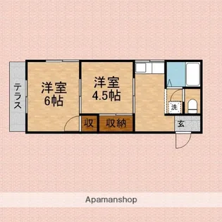 アメニティ145【107号室】の間取り