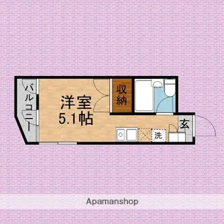ベルメゾン243【3階】の間取り