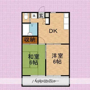 エステートピアみしまやⅤ【2階】の間取り