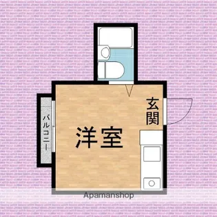 ペアパレス朝霞【2階】の間取り