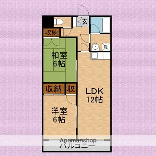 グランドゥール【4階】の間取り