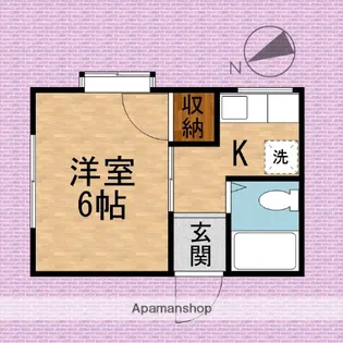 コーポAMI【2階】の間取り