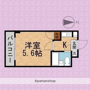 メゾンセイワ【203号室】の間取り