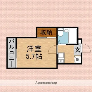 クラブコート志木【2階】の間取り