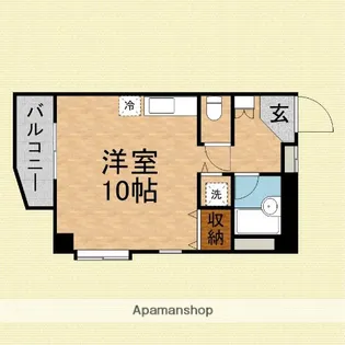 サワダビル【605号室】の間取り