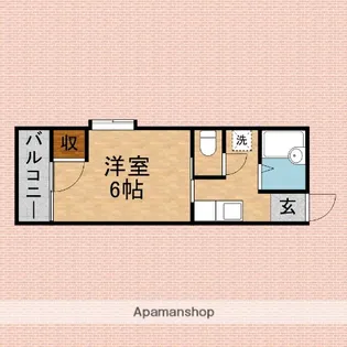 Nルームパースン【101号室】の間取り