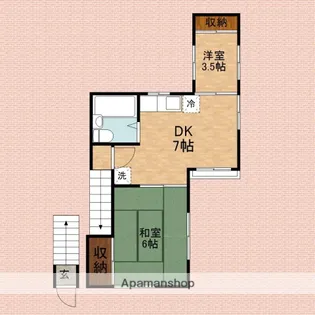 コーポエコー【2階】の間取り