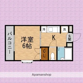 プリズムマンション【3階】の間取り