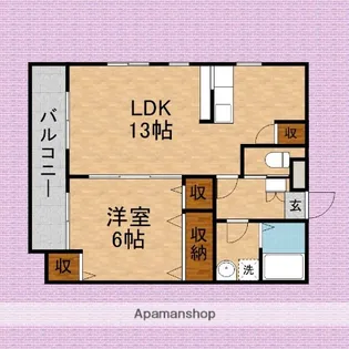 CASA VERDE【102号室】の間取り