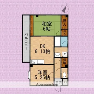 MUフラッツ【3階】の間取り