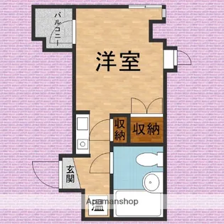 ベルトピアみずほ台【207号室】の間取り