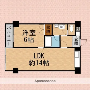 エクレール【302号室】の間取り