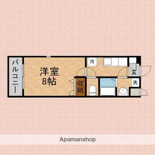 CALON・SEGUR【305号室】の間取り