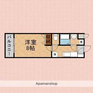 CALON・SEGUR【102号室】の間取り