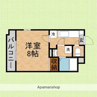 CALON・SEGUR【112号室】の間取り