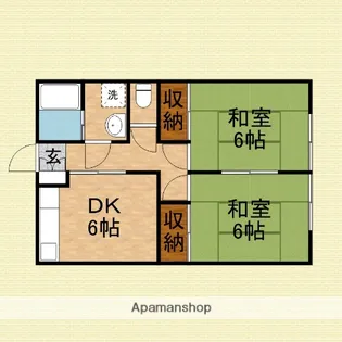 ダイヤパレス【1階】の間取り