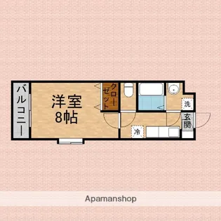 クラレット【3階】の間取り