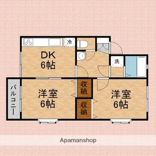 メゾン ジュセパ【101号室】の間取り