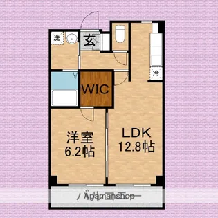 ブリランテふじみ野【1階】の間取り