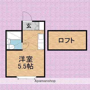 ブルースカイツルセ【1階】の間取り