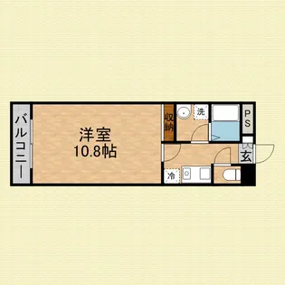 ビオス北朝霞【7階】の間取り