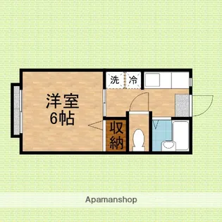 ボヌール【101号室】の間取り
