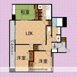アーベイン・エス朝霞三原【2階】の間取り