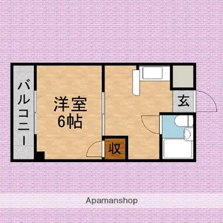 朝霞台ハイツ【2階】の間取り