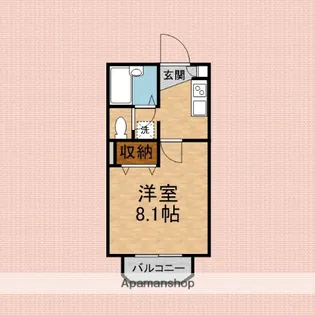 第5グリーンハイツ【105号室】の間取り