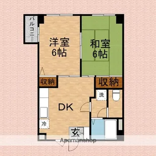 アーバンサイド【303号室】の間取り