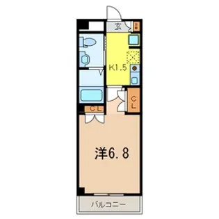 エクセドラ上福岡【303号室号室】の間取り