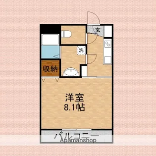 パルティーレヒルズ【1階】の間取り