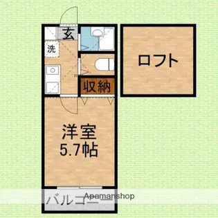 レジデンスA【7号室】の間取り