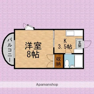 プルミエール上ノ原【2階】の間取り
