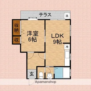 北野ハイツ【101号室】の間取り