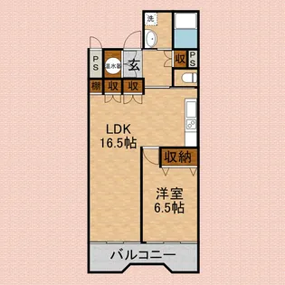 レスポワールみずほ台【2階】の間取り