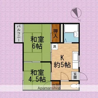 いずみ荘【2階】の間取り