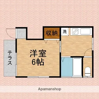 グレース館【102号室】の間取り