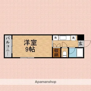 ニューポートハイツ【201号室】の間取り