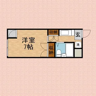 サクセスA【213号室】の間取り