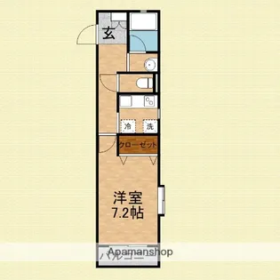 エルミタージュ【2階】の間取り