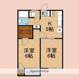 エクセル20【203号室】の間取り