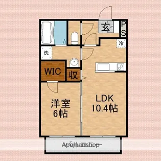 メイプルハウスD【113号室】の間取り