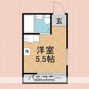 レイクシャイン鶴瀬【101号室】の間取り