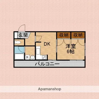 アルビオンシティ朝霞【2階】の間取り