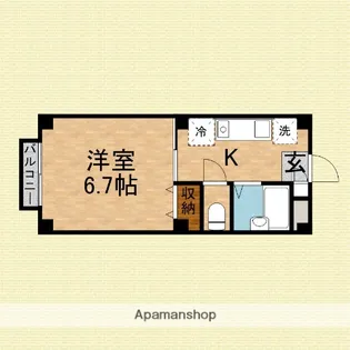 カーサ北アサカ【3階】の間取り