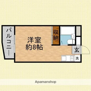 大栄志木パレス【1階】の間取り