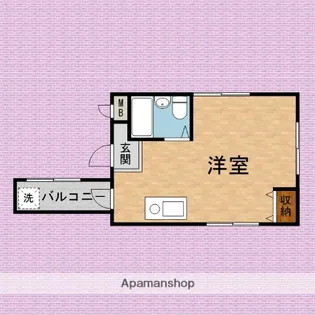 大栄志木パレス【3階】の間取り