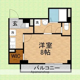 アンレコルテ【3階】の間取り