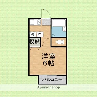 マサールハイツ【2階】の間取り